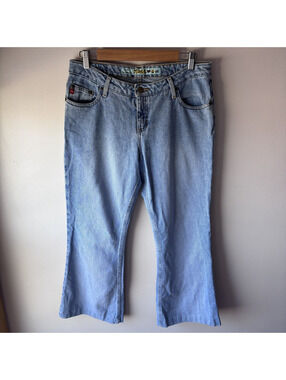 Mudd Vintage Light Wash Wide-Leg Jeans